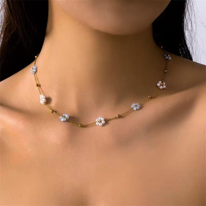 Colar e Pulseiras Dainty Daisy