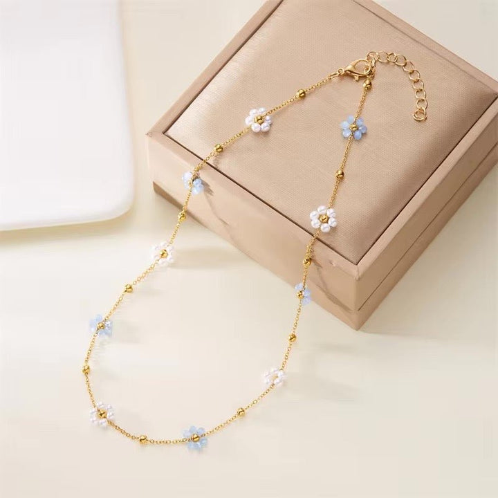 Colar e Pulseiras Dainty Daisy