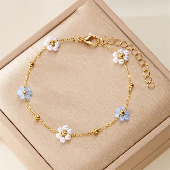 Colar e Pulseiras Dainty Daisy