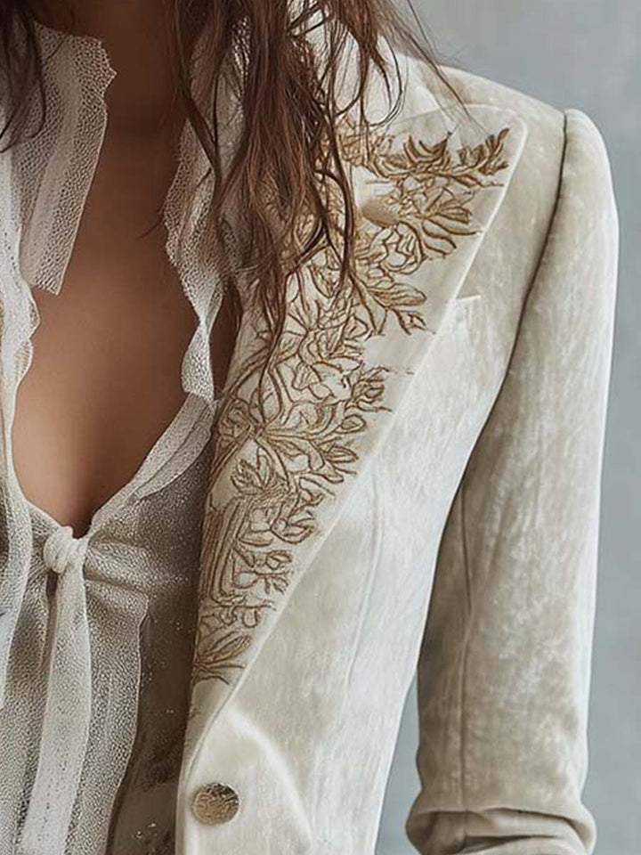 Guinevere | Blazer Tailored Bordado