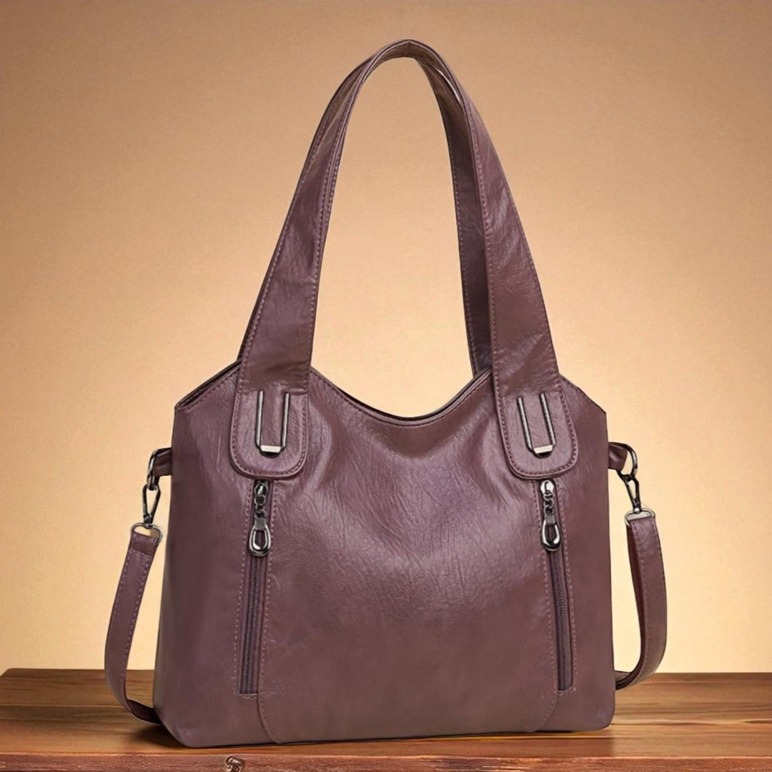 Bolso de mão retro para documentos