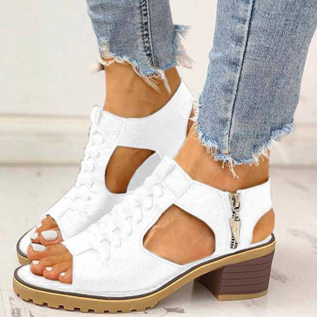 Ouida™ Sandálias Elegantes de Salto Alto