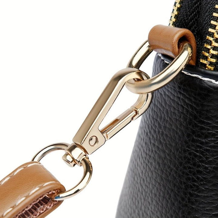 Bolso de ombro com textura "lichi" colorido Míla