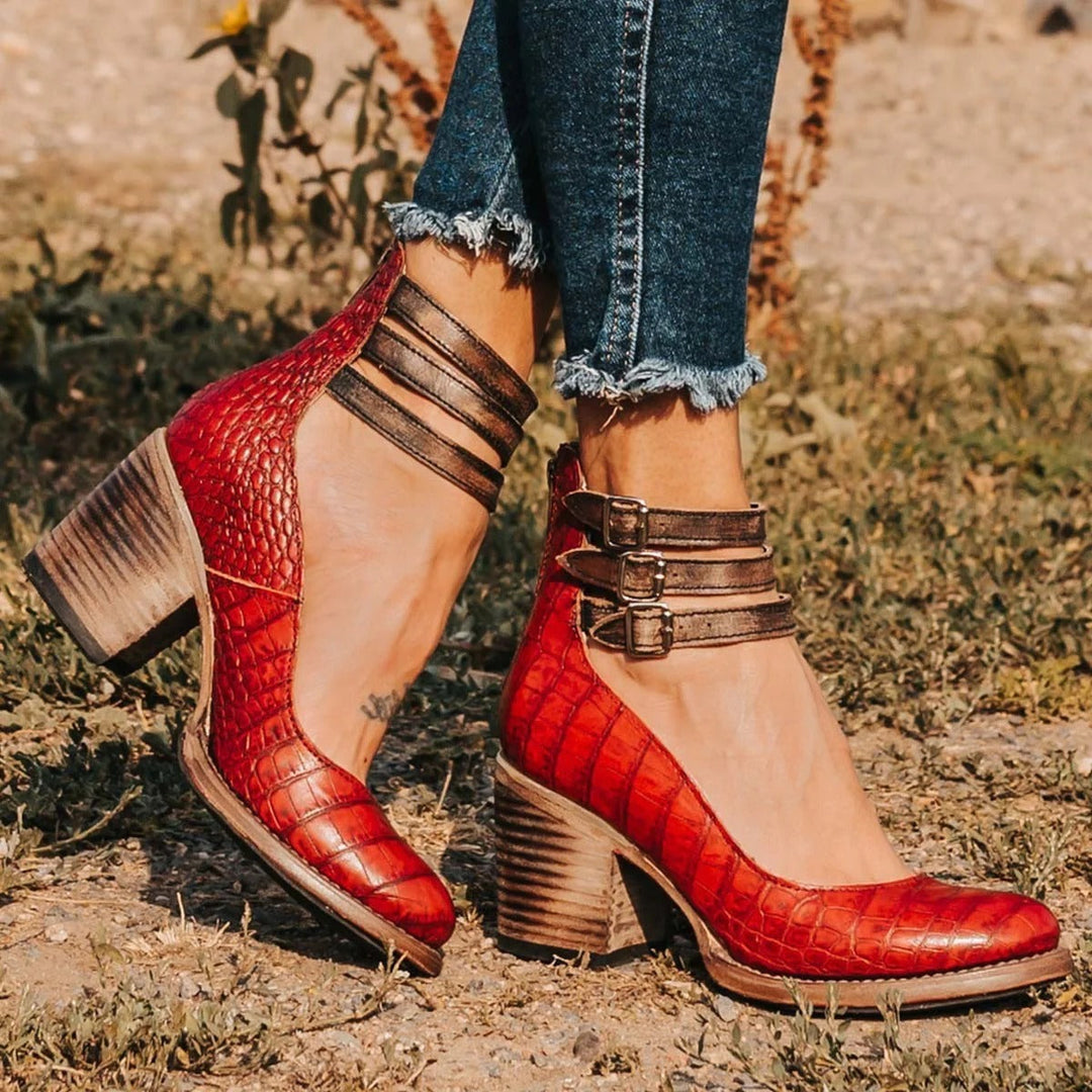 Nina™ | Sapatos de Salto Elegantes e Confortáveis