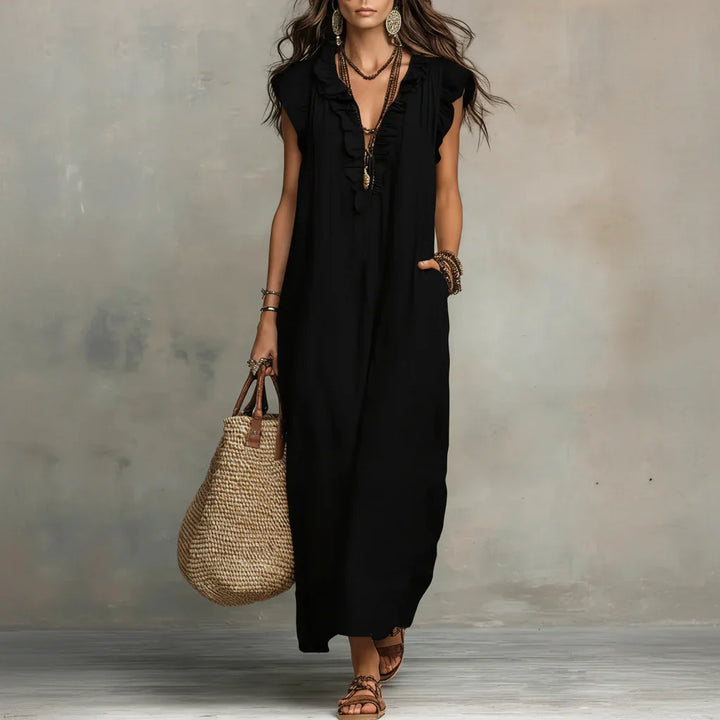 Zoey | Vestido Longo Boémio