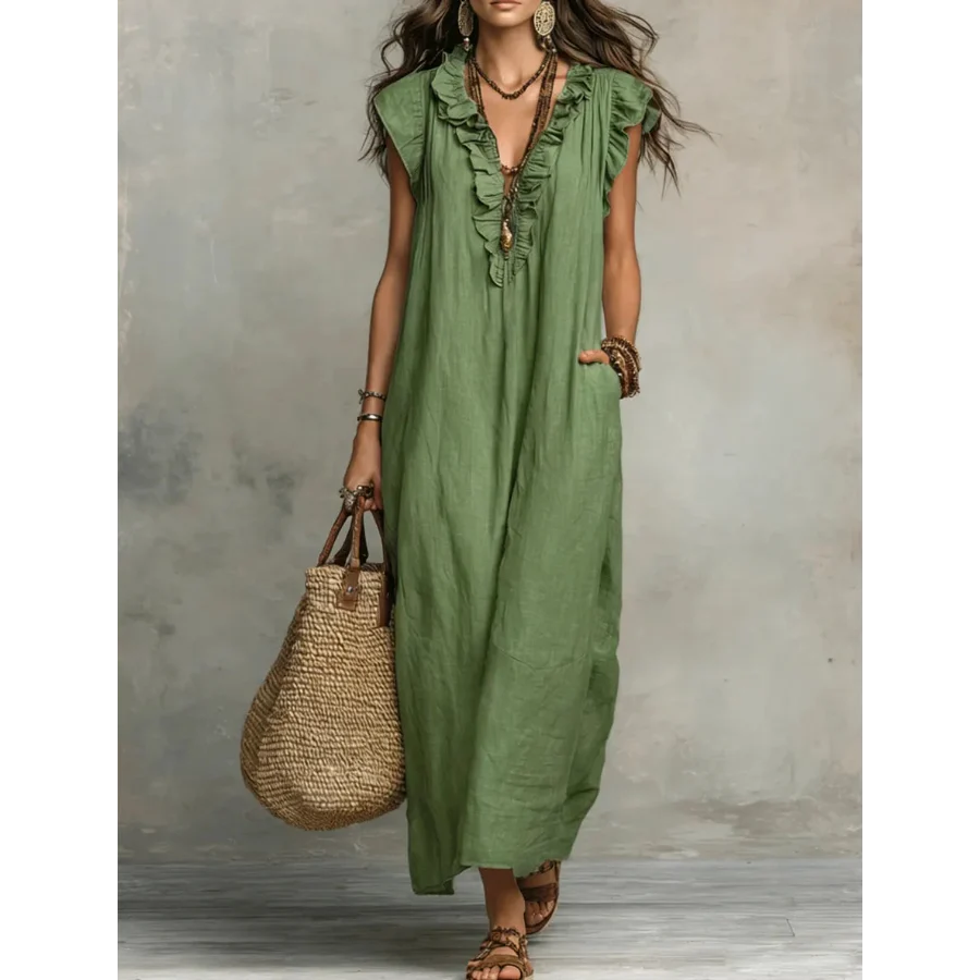 Zoey | Vestido Longo Boémio