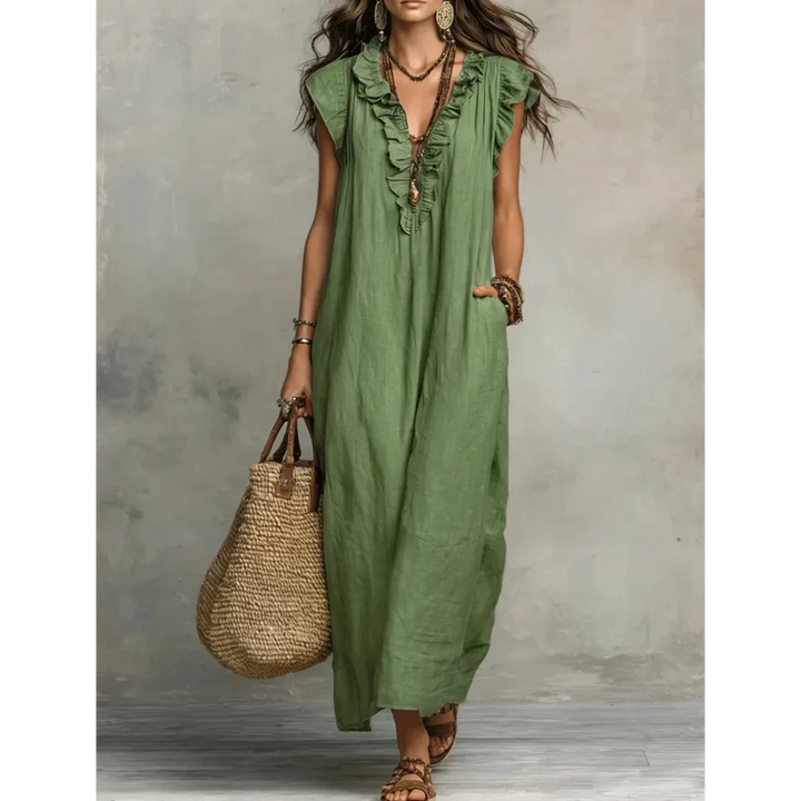 Zoey | Vestido Longo Boémio