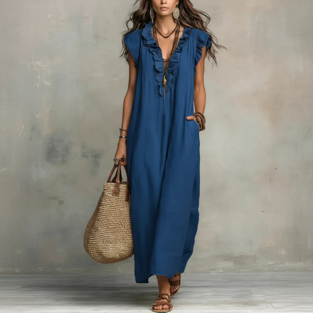 Zoey | Vestido Longo Boémio