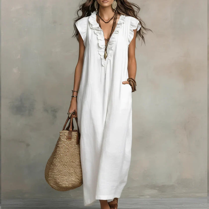 Zoey | Vestido Longo Boémio
