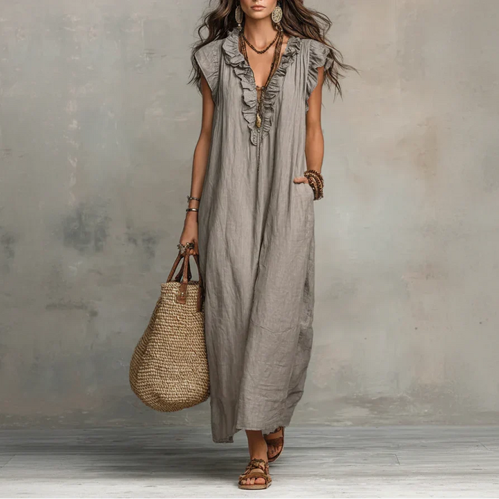 Zoey | Vestido Longo Boémio