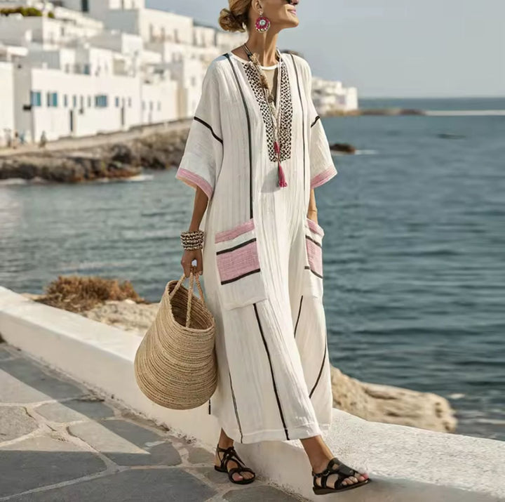 Elegante Mary - Vestido longo de praia para um look de verão na moda