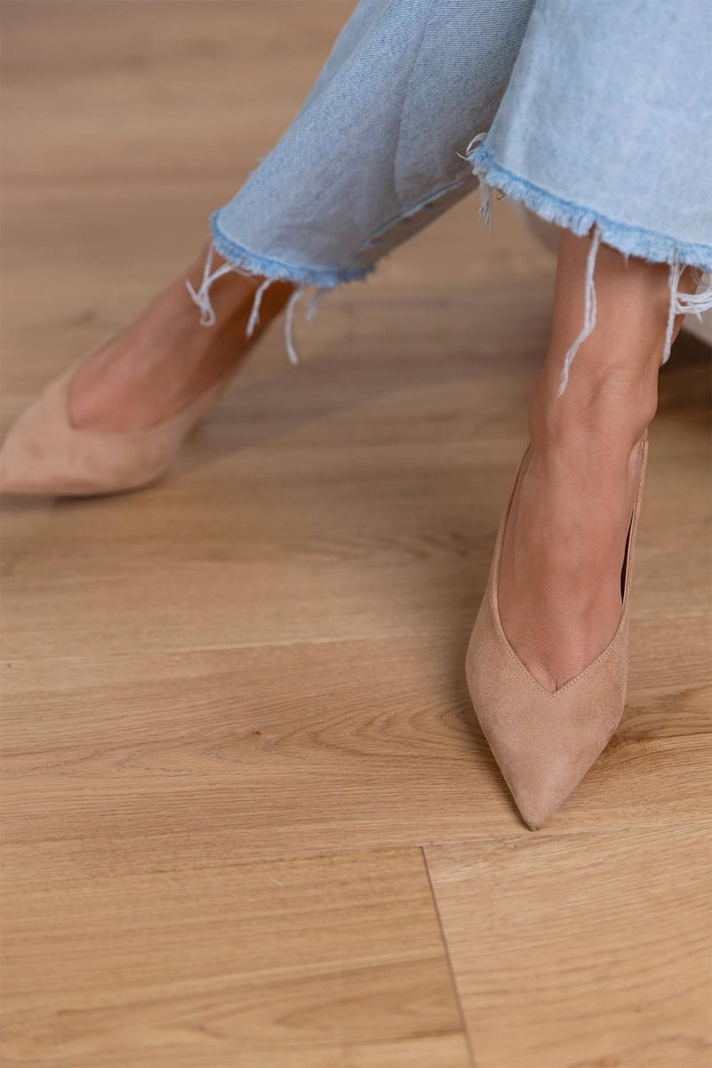Marlena™ | Saltos baixos nude