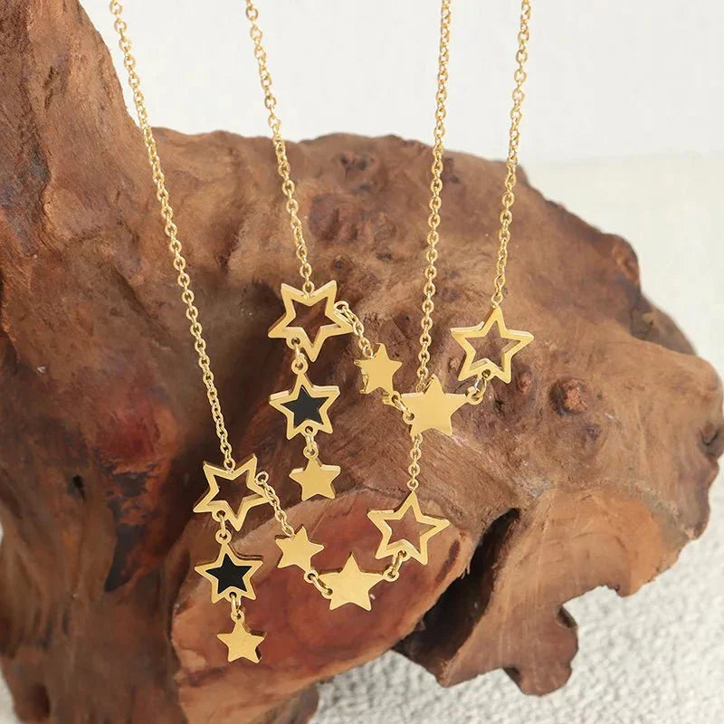 Colar Celestial Estrela Cadente