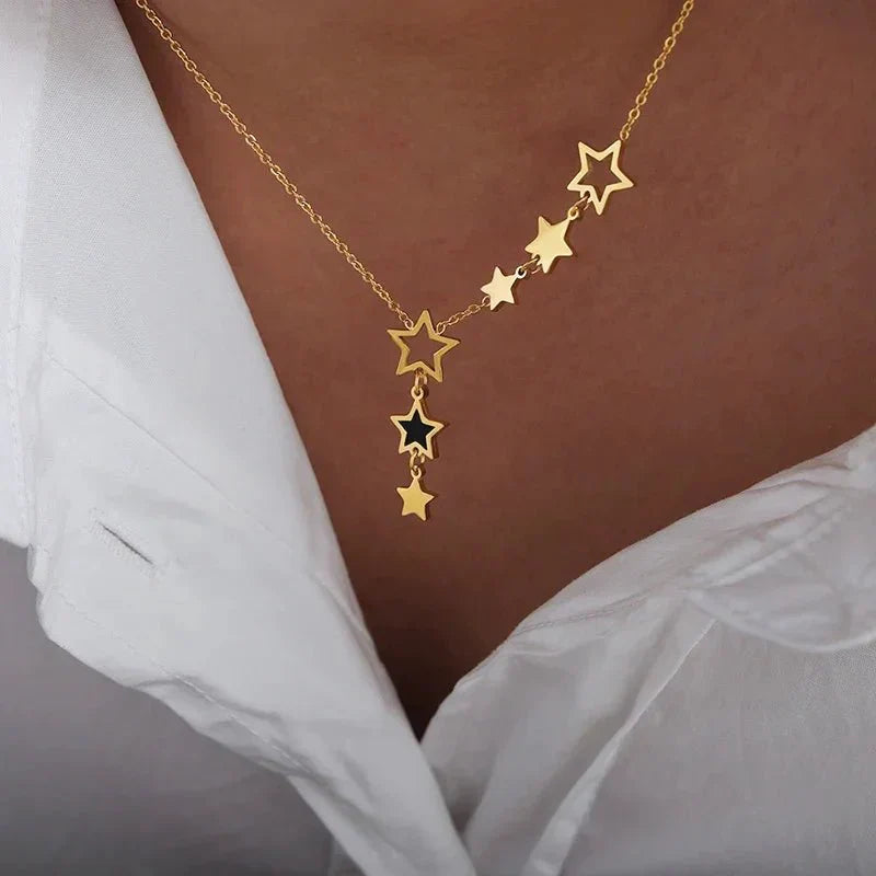 Colar Celestial Estrela Cadente