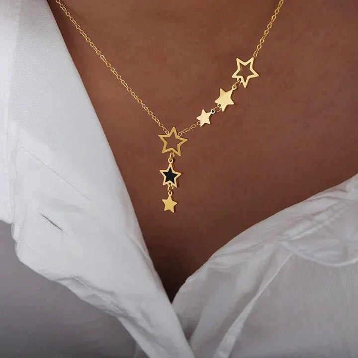 Colar Celestial Estrela Cadente