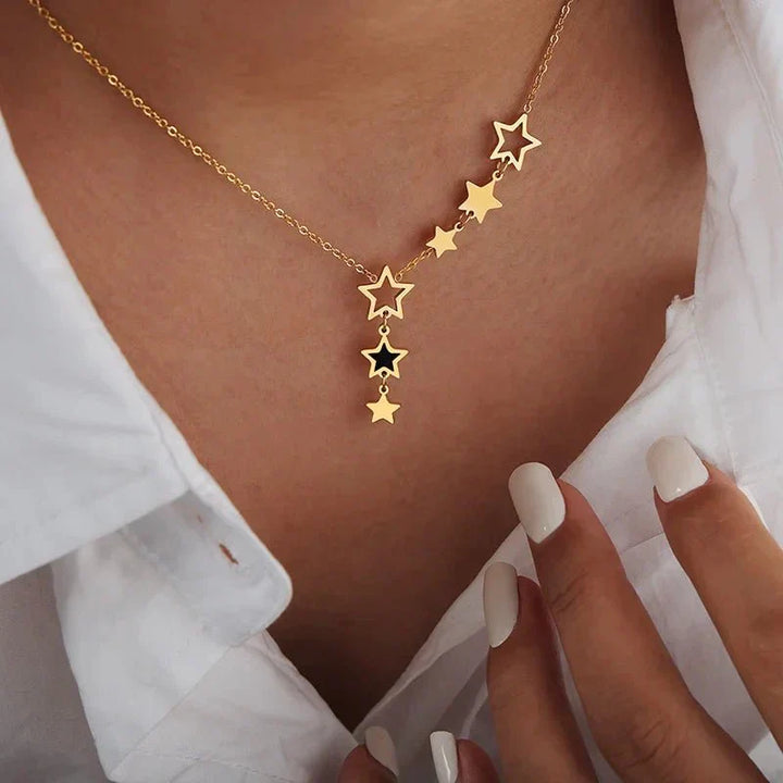 Colar Celestial Estrela Cadente