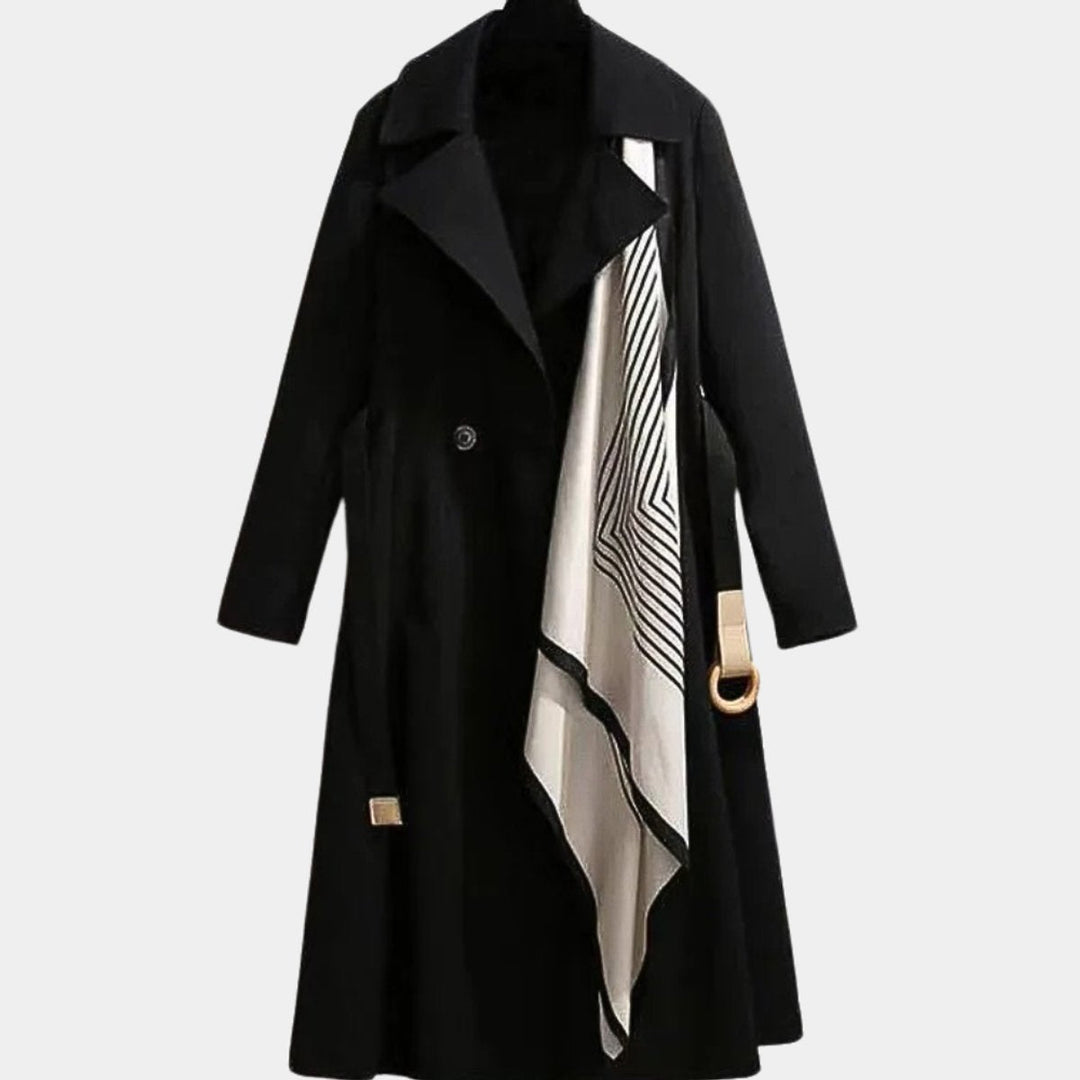 Clarice | Casaco Trench Midi Clássico com Cinto