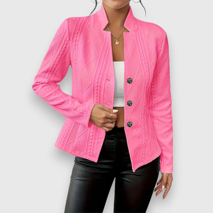 Loretta | Cardigan Texturizado com Botões à Frente
