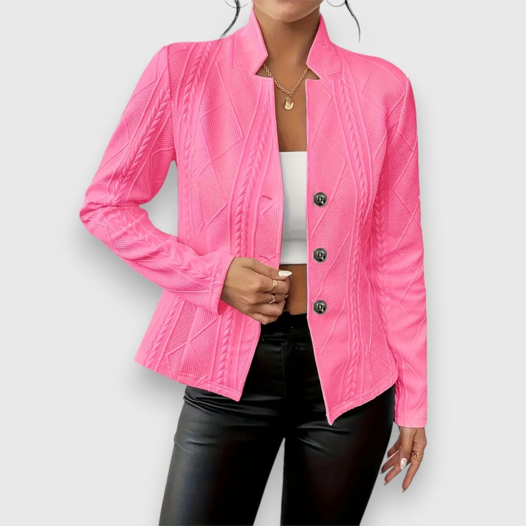 Loretta | Cardigan Texturizado com Botões à Frente