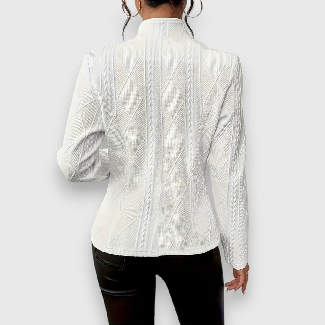 Loretta | Cardigan Texturizado com Botões à Frente