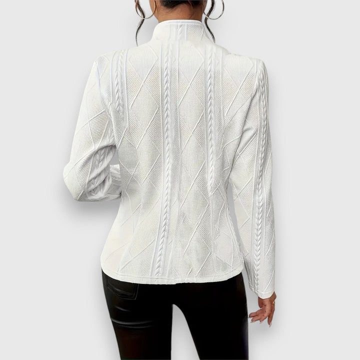 Loretta | Cardigan Texturizado com Botões à Frente