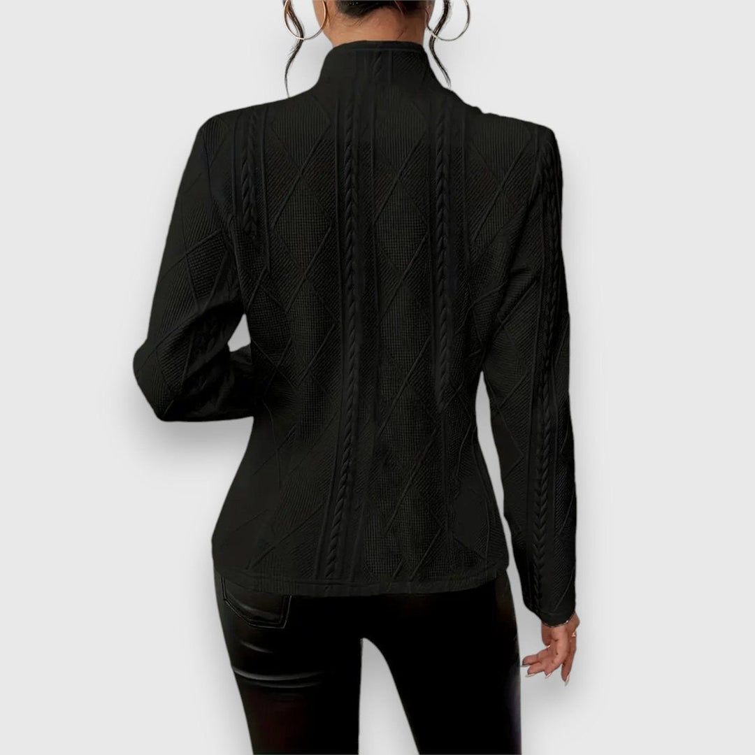 Loretta | Cardigan Texturizado com Botões à Frente