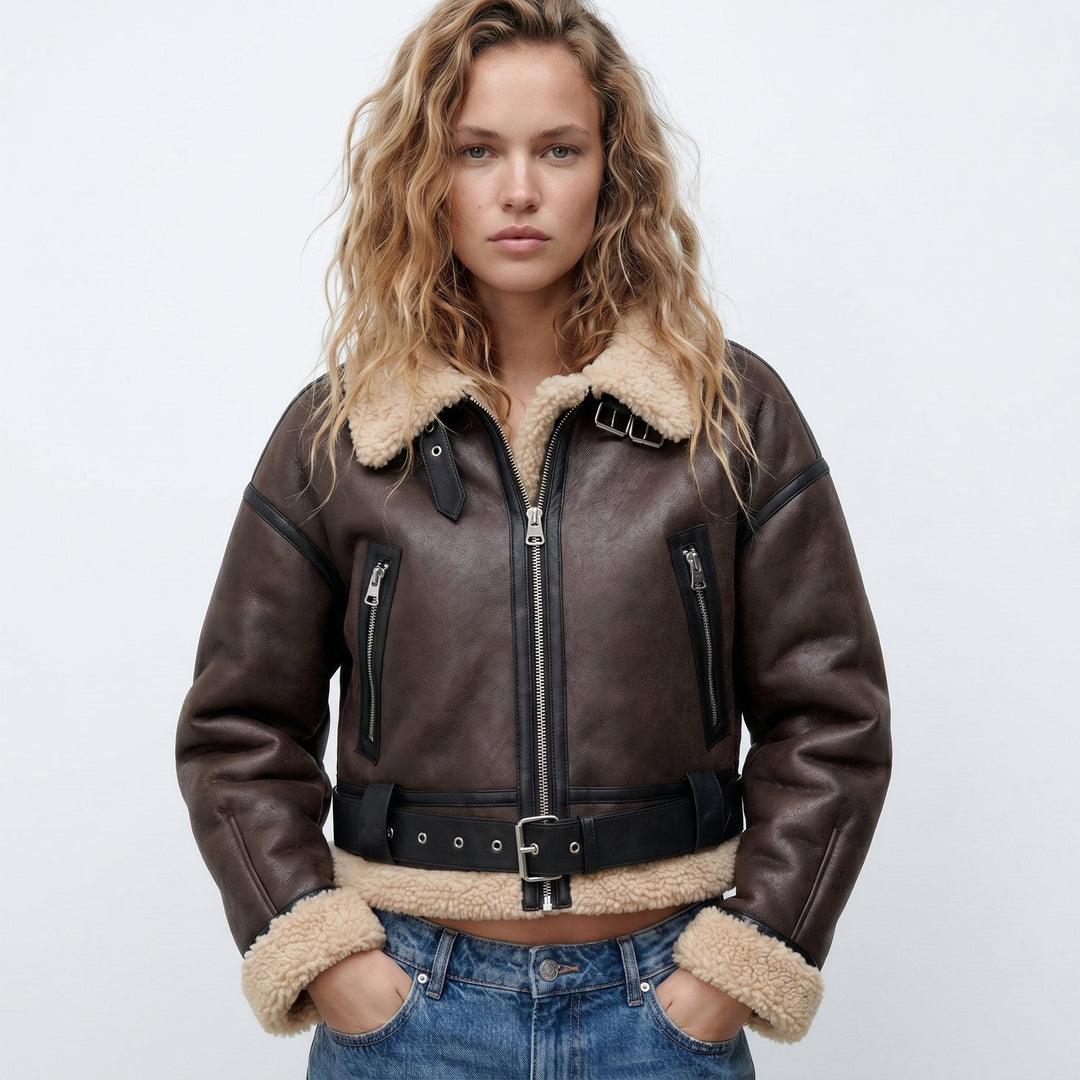 Verena | Casaco Aviador Cortado