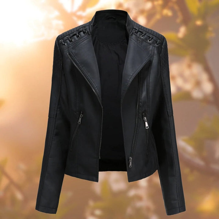 Valentina | Casaco de Corta-Vento Estilo Moto