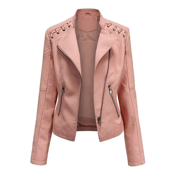Valentina | Casaco de Corta-Vento Estilo Moto