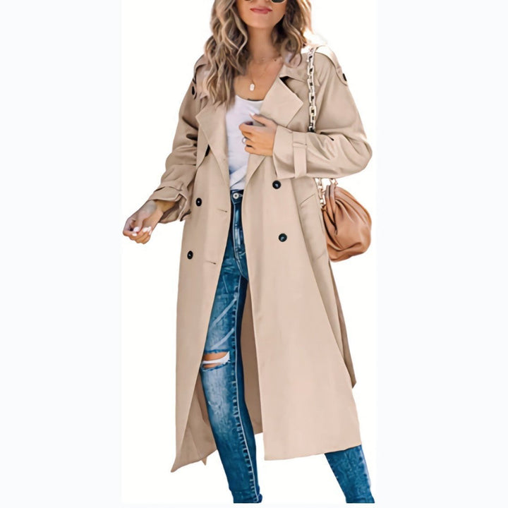 Juliet | Casaco Trench Longo com Cinto e Dupla Abotoadura