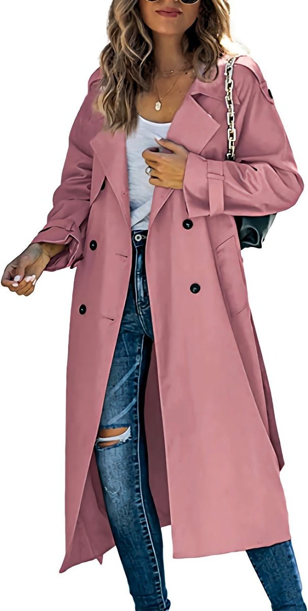 Juliet | Casaco Trench Longo com Cinto e Dupla Abotoadura