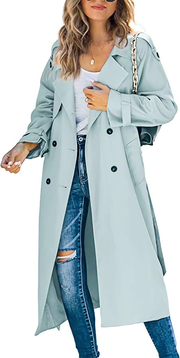 Juliet | Casaco Trench Longo com Cinto e Dupla Abotoadura