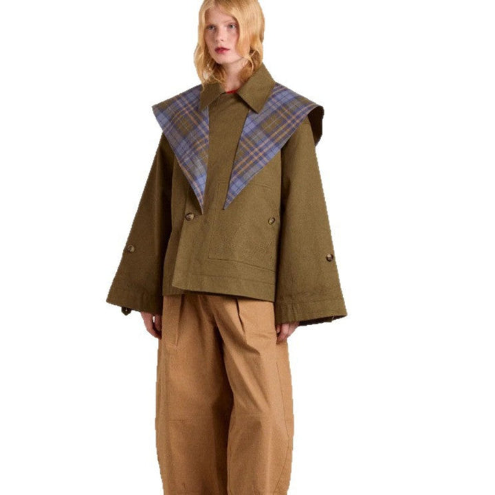 Lorna | Casaco Utilitário Oversized de Dupla Abotoadura