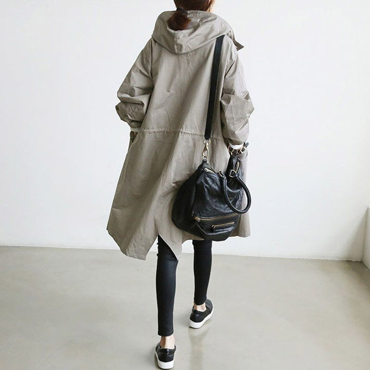 Maisie | Casaco Oversized com Capuz e Botões à Frente