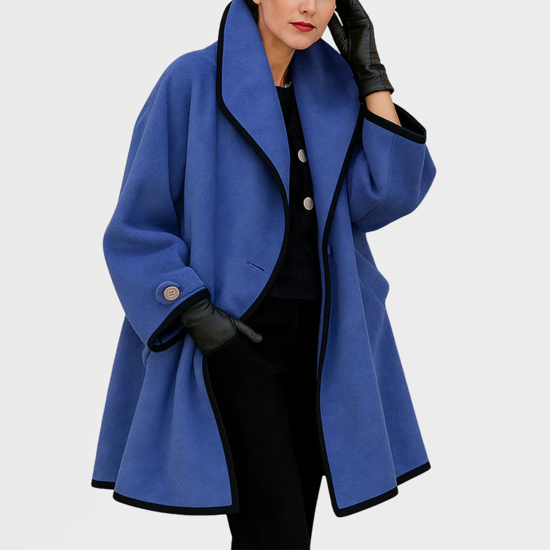 Flora | Casaco Oversized com Detalhes em Contraste