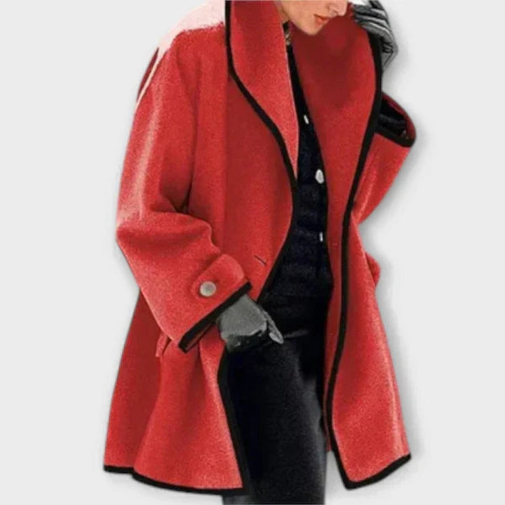 Flora | Casaco Oversized com Detalhes em Contraste