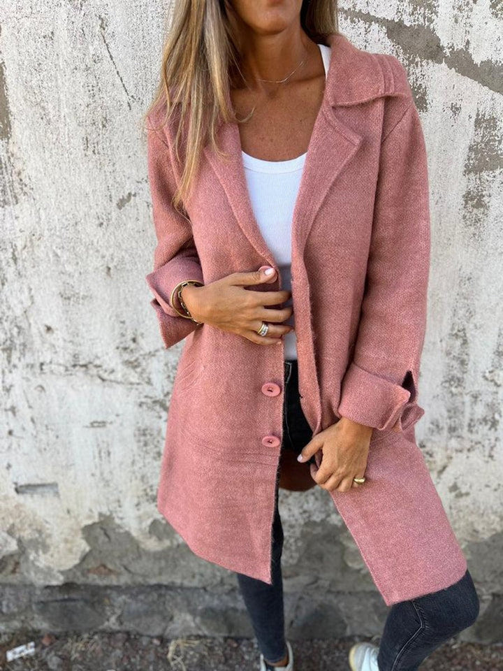 Lucille | Casaco Longo Relaxado com Lapela
