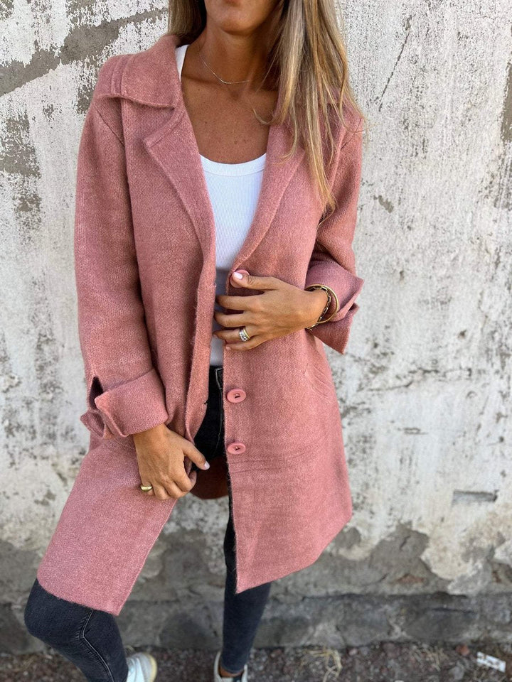 Lucille | Casaco Longo Relaxado com Lapela