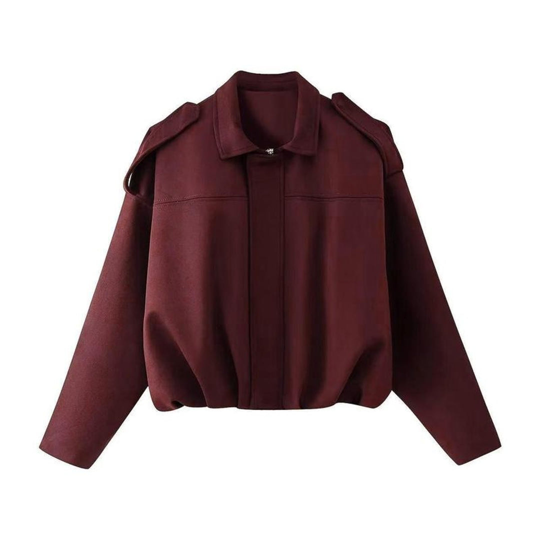 Louisa | Casaco Bomber Oversized Relaxado